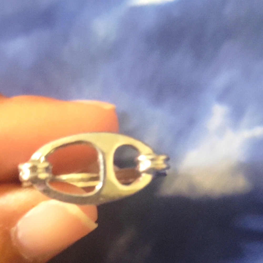 Silver Oval Ring